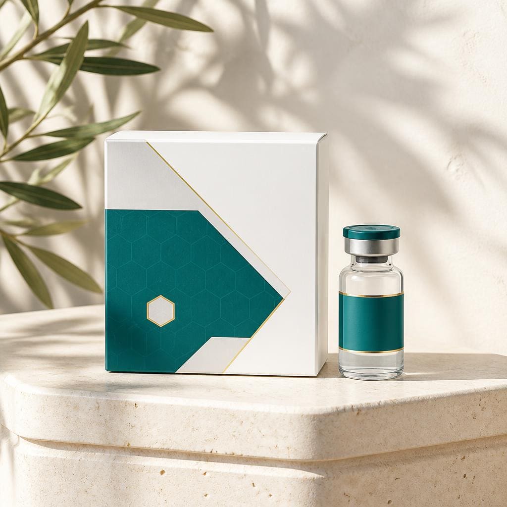 Premium peptide product packaging